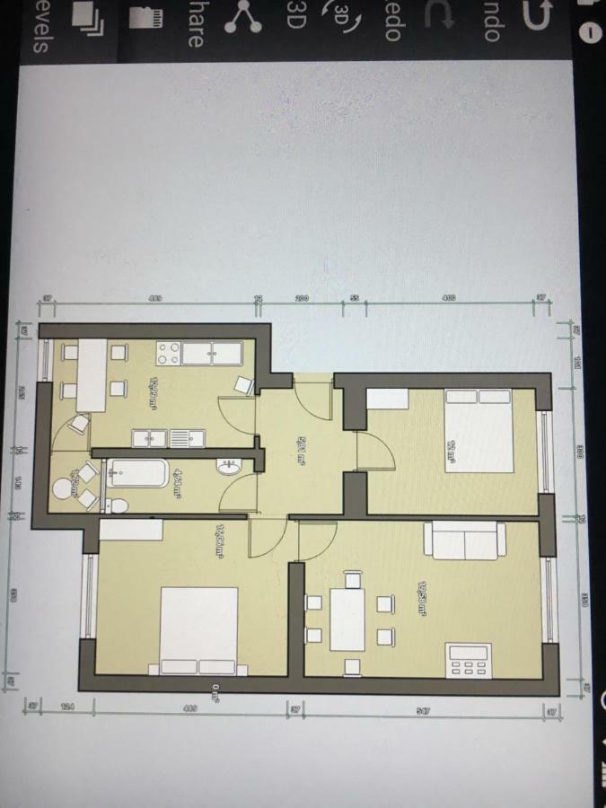 Ferienwohnung In Erfurt Mit Kleinem Balkon, 2 Schlafzimmer Exterior foto